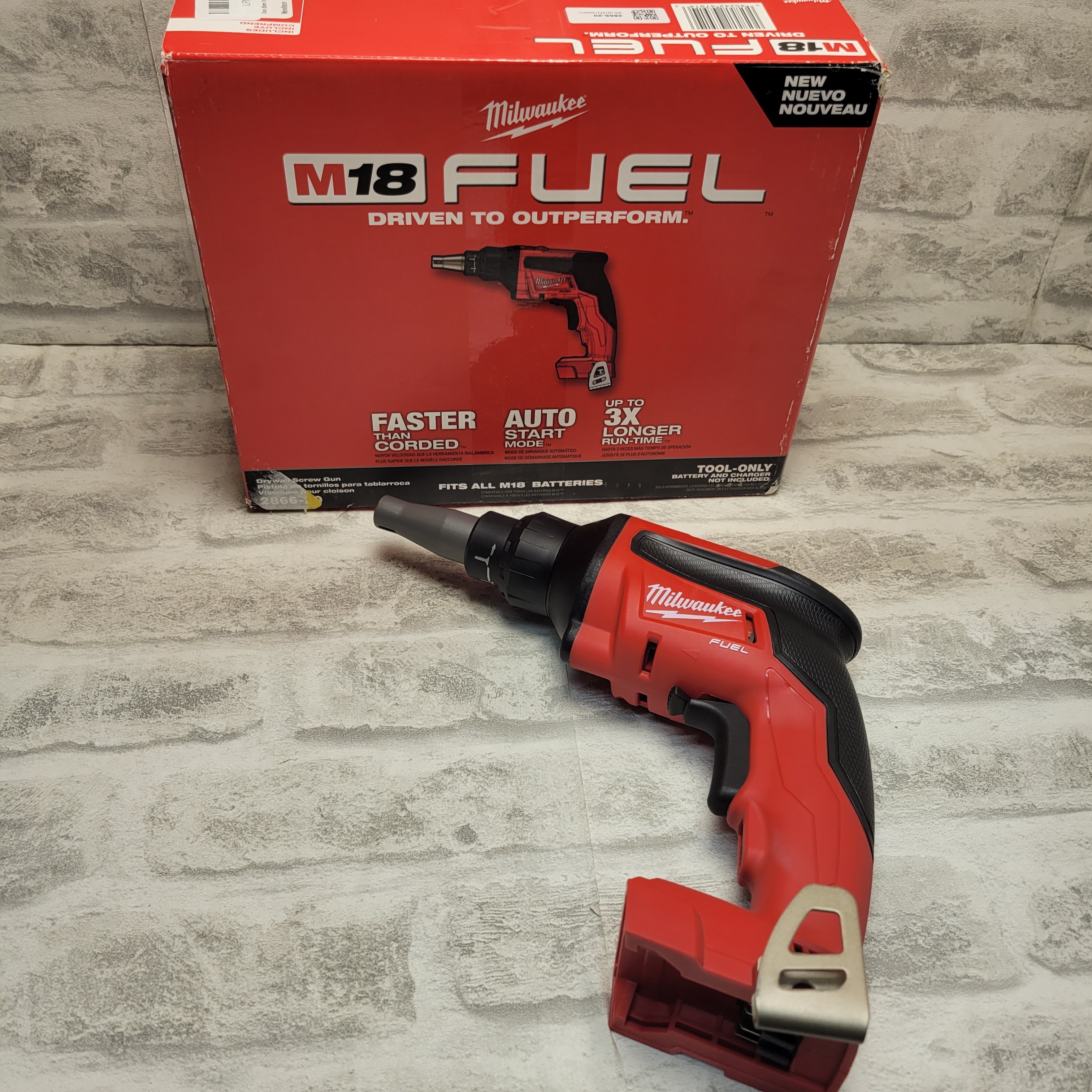 Milwaukee 2866-20 M18 FUEL Drywall Screw Gun (Bare Tool Only) (7783075512558)